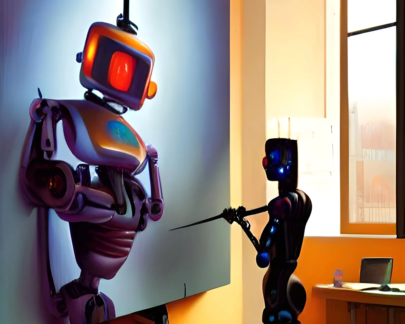 Art vs. technology: How does an AI art generator work?