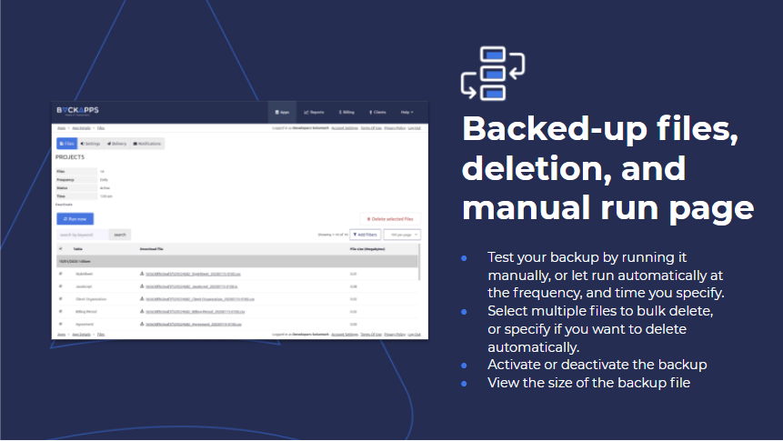 Backapps Backed Up Files for Introducing Backapps! A Whole New World of Extra Security!