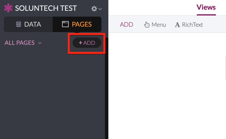 New Page Knack Screenshot for Last Login and Logout (View Based)