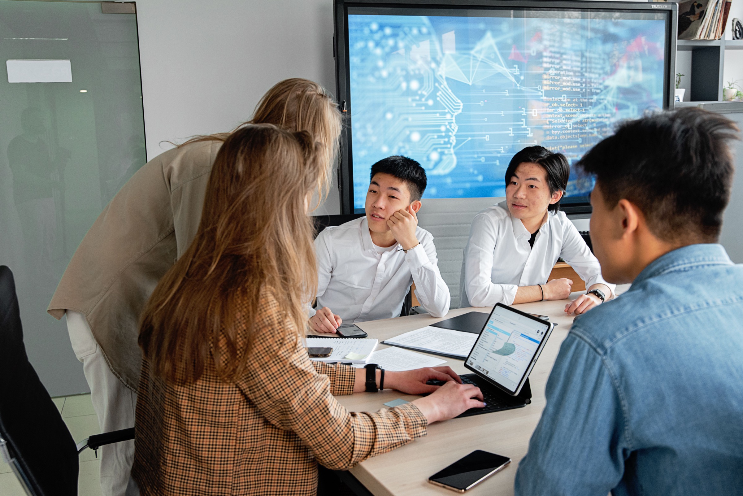 Engineering team designing an operational AI system